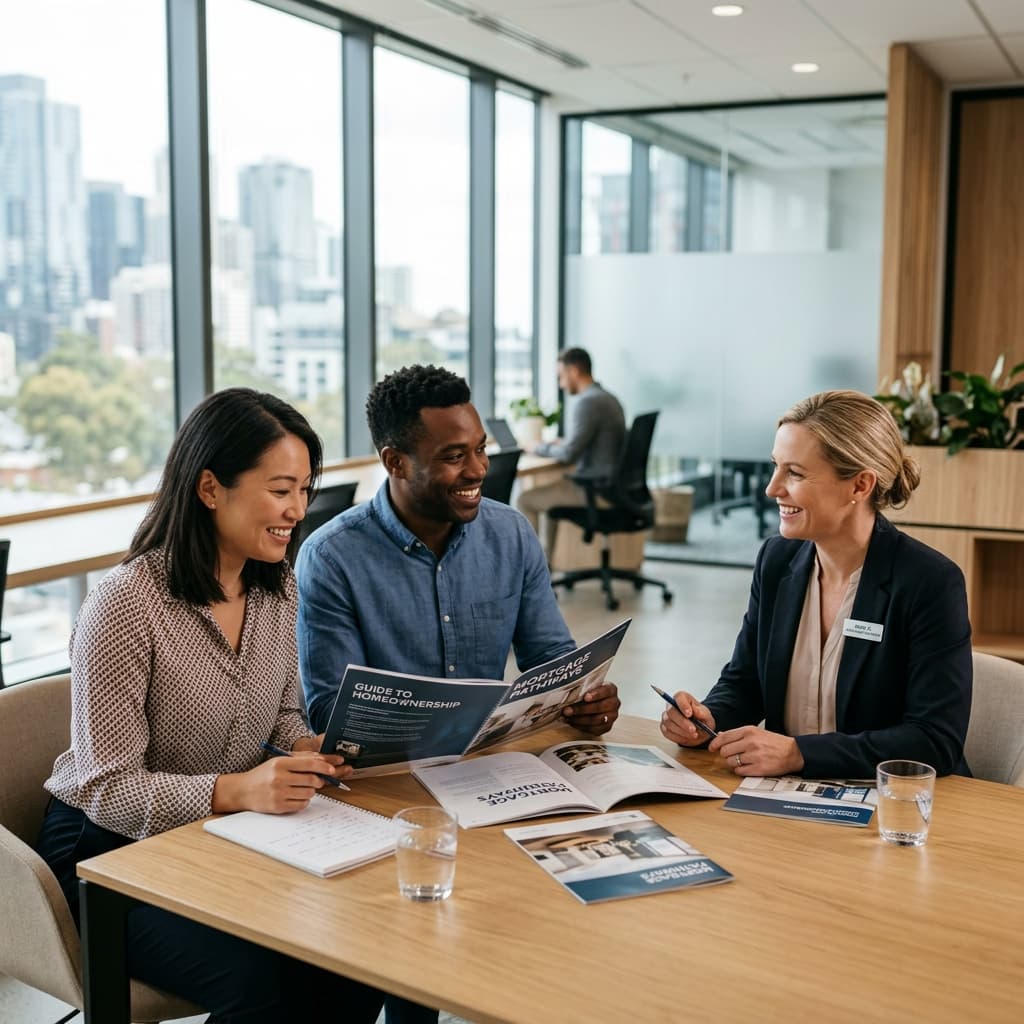 A professional consultation where clients sit down with a team representative to learn about home loan programs