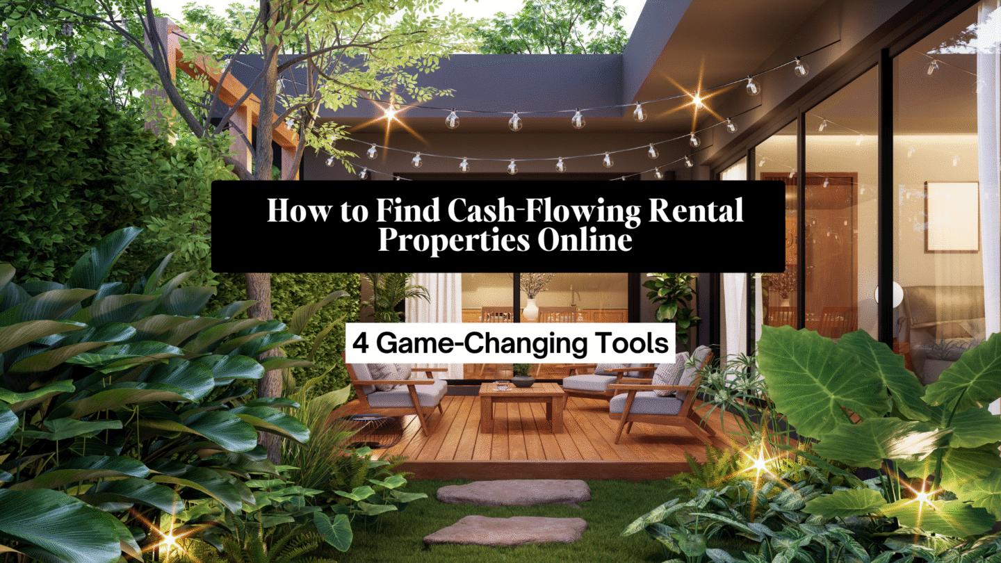 How to Find Cash-Flowing Rental Properties Online: 4 Game-Changing Tools